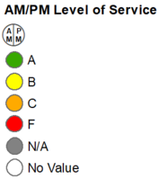 Level of Service Legend
